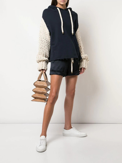 Monse chunky sleeve hoodie outlook