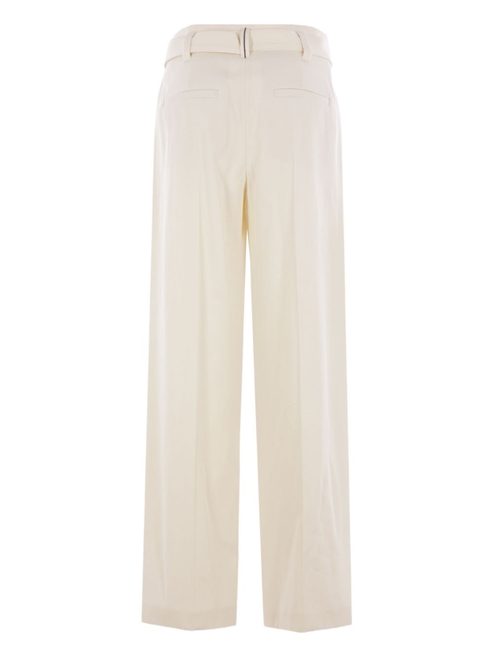 belted pleated trousers - 2