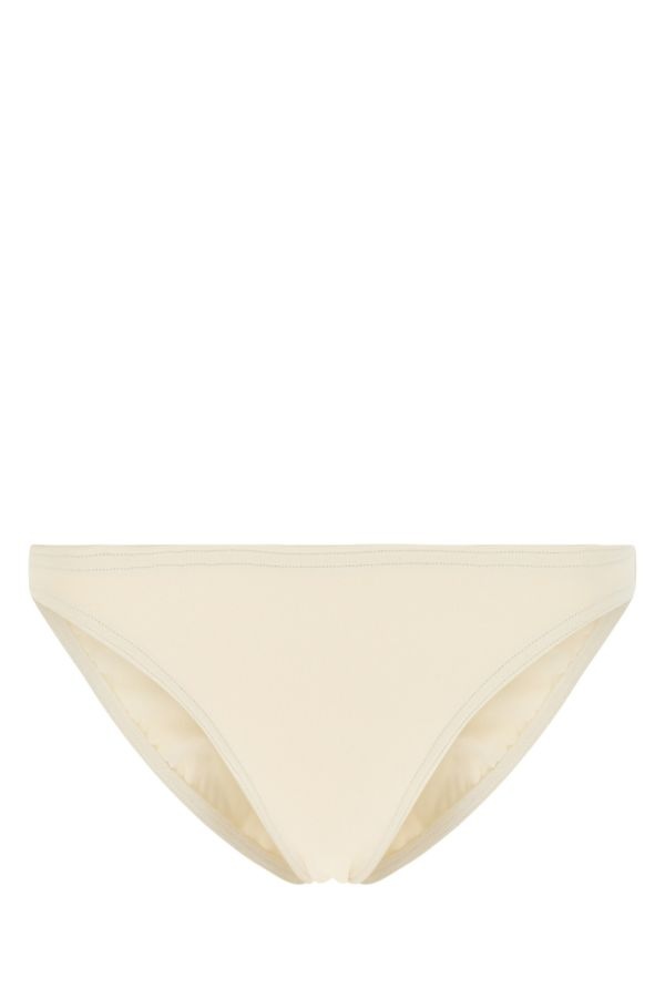 Ivory stretch nylon bikini bottom - 1