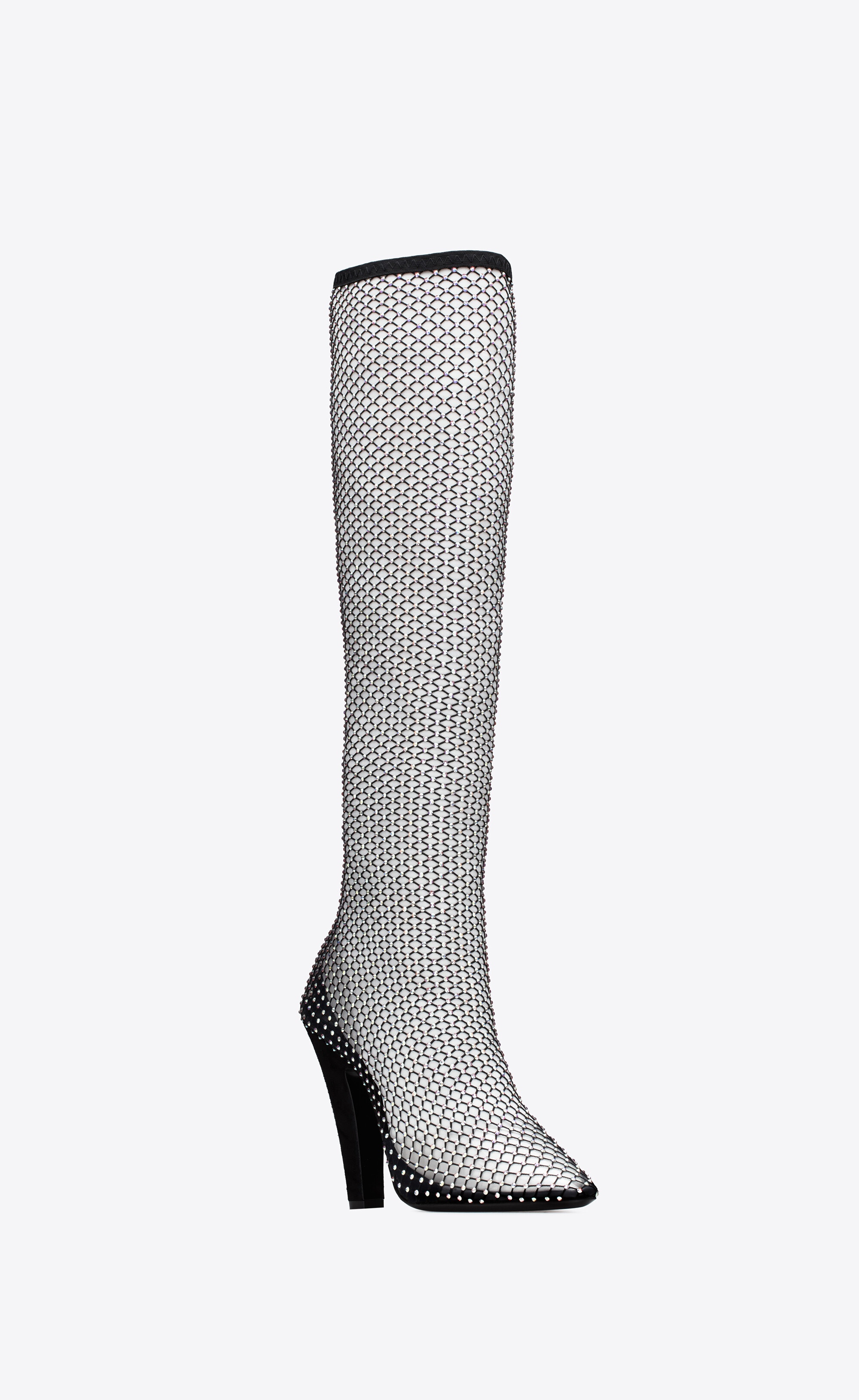 68 boots in mesh with rhinestones - 5