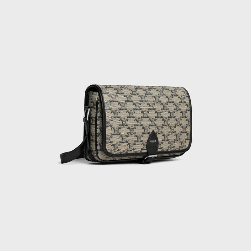 CELINE SMALL FOLCO MESSENGER in TRIOMPHE CANVAS AND CALFSKIN outlook