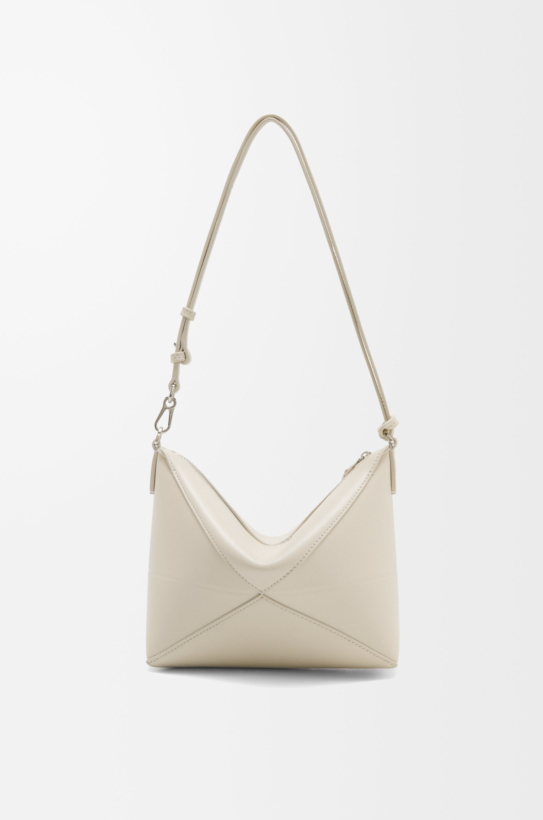 Puzzle Fold pouch in shiny nappa calfskin - 6