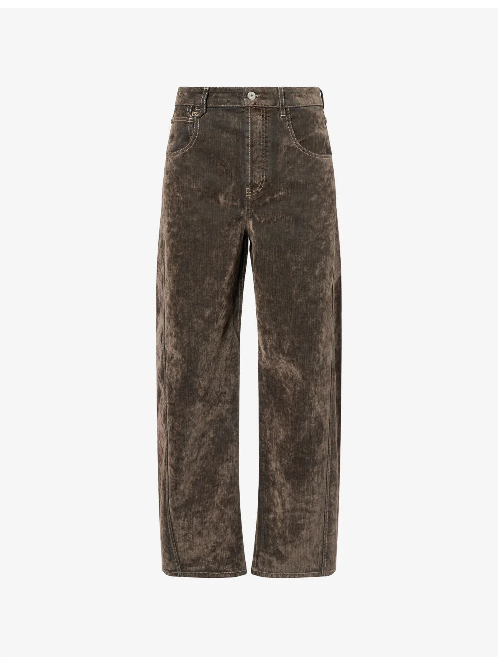 Le De-Nimes Mirada Velvet Cotton Trousers - 1