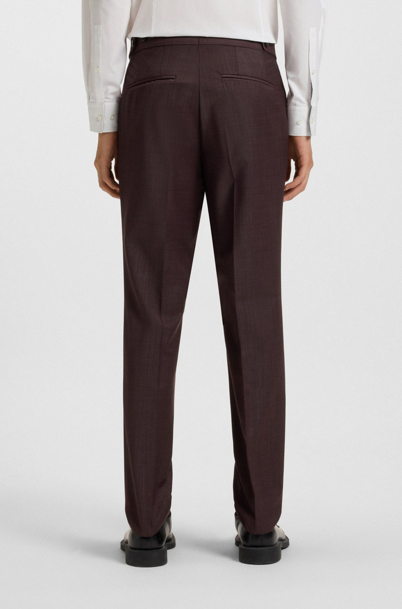 SLIM-FIT THREE-PIECE SUIT IN CHECKED STRETCH FABRIC 7