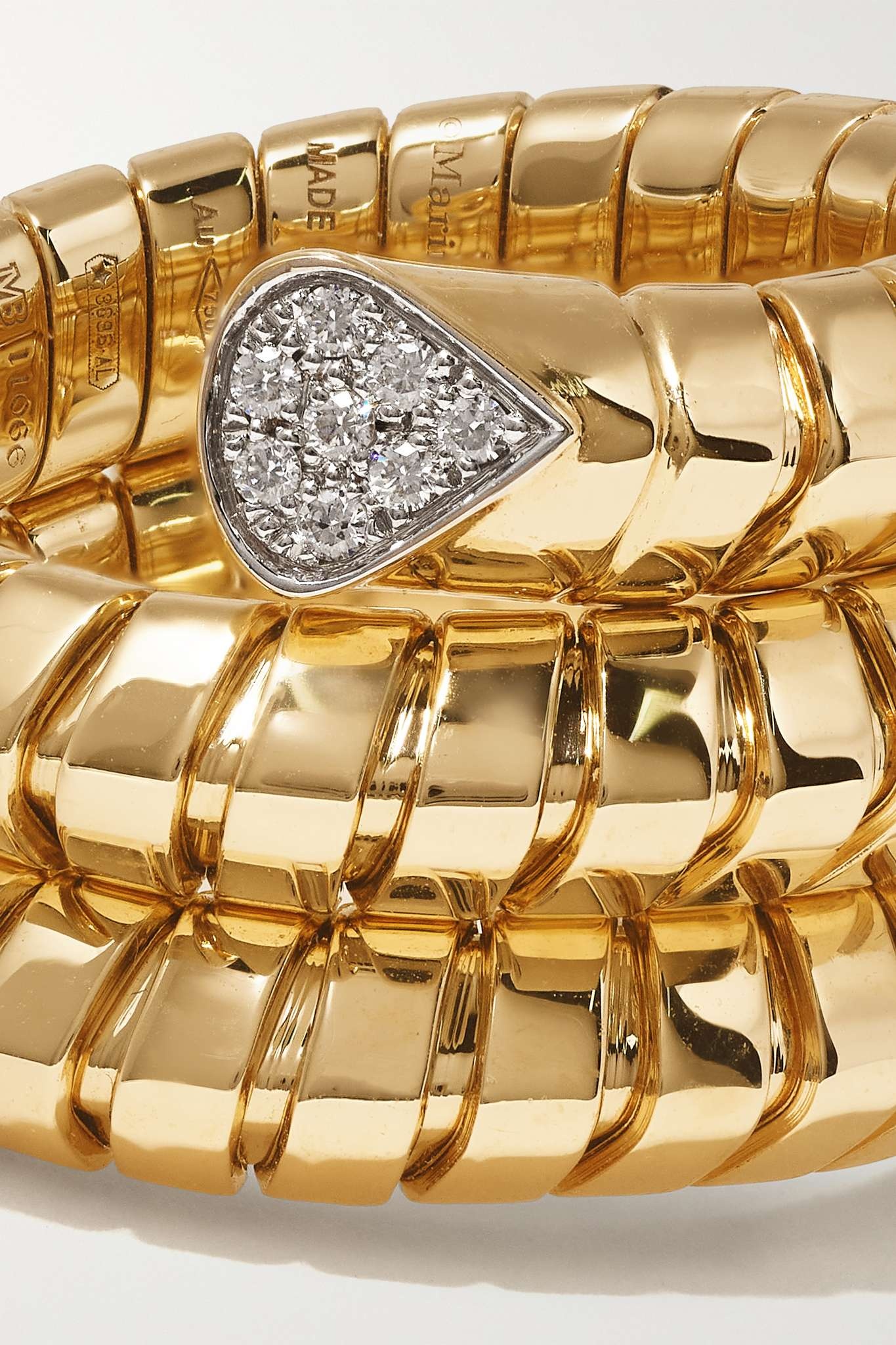Trisola 18-karat gold diamond ring - 4