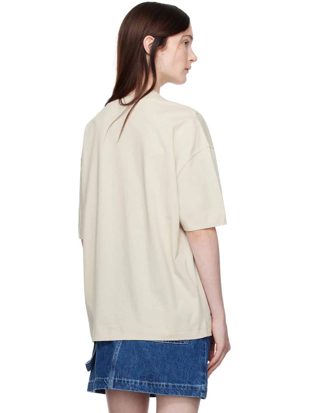 Beige Oversize Grand 'VPC' T-shirt - 3