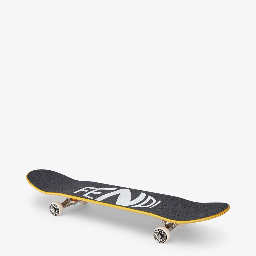 Black wooden longboard - 1