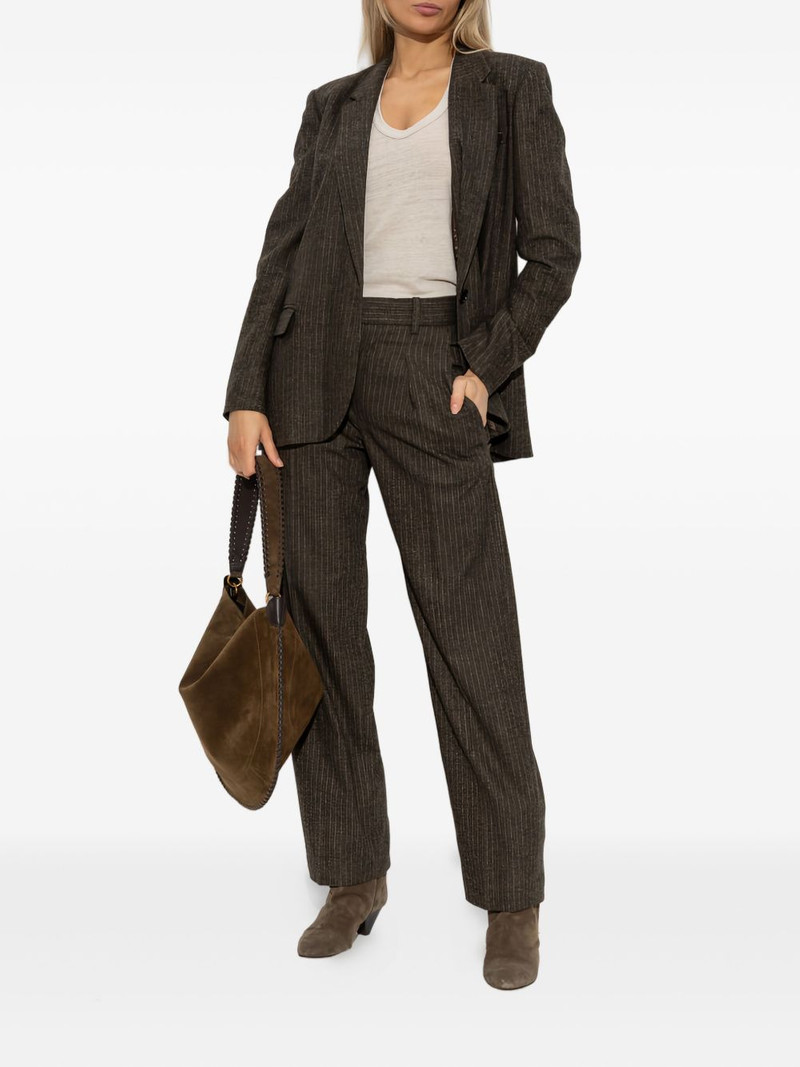 Isabel Marant Étoile Lisetta pinstripe trousers outlook