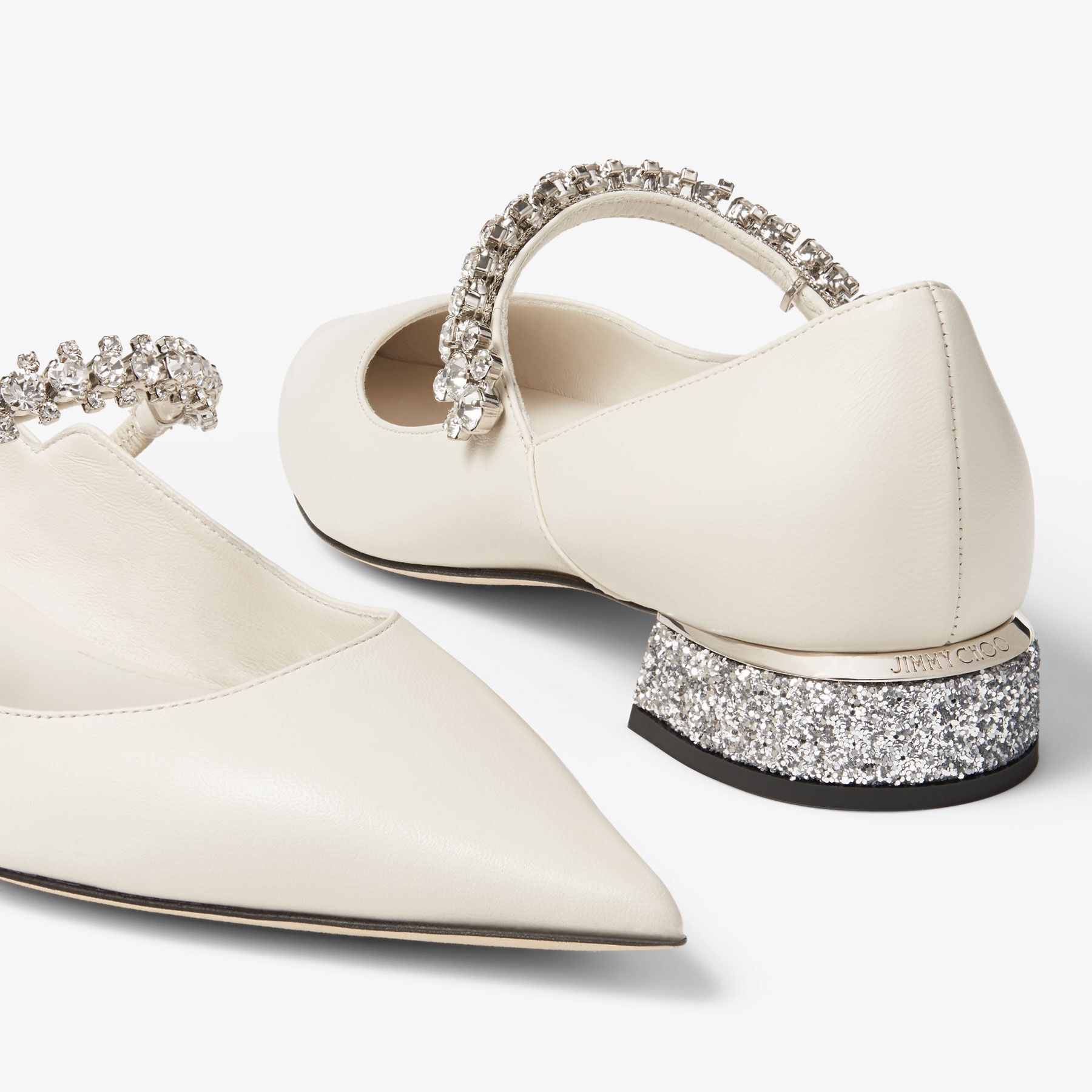 Bing Pump Flat
Latte Nappa Leather Flats - 3