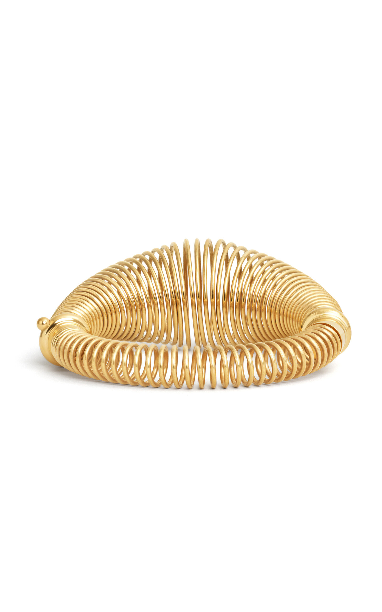 Gold-Tone Spiral Bracelet gold - 4