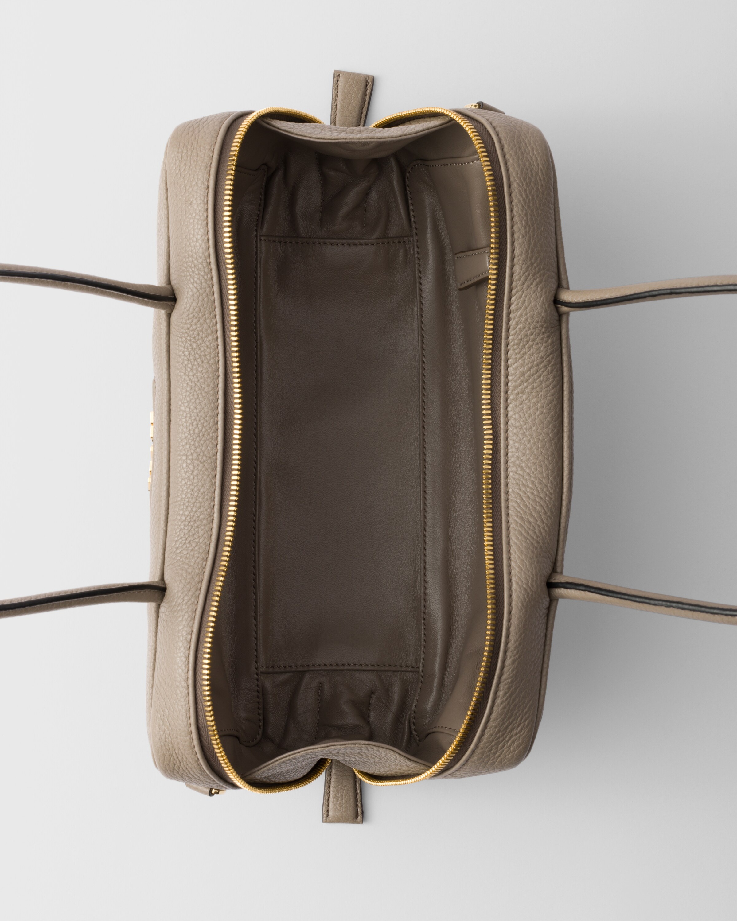 Medium leather top-handle bag - 4