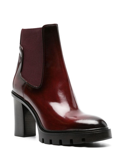 Santoni Ferry 100mm chelsea leather boots outlook