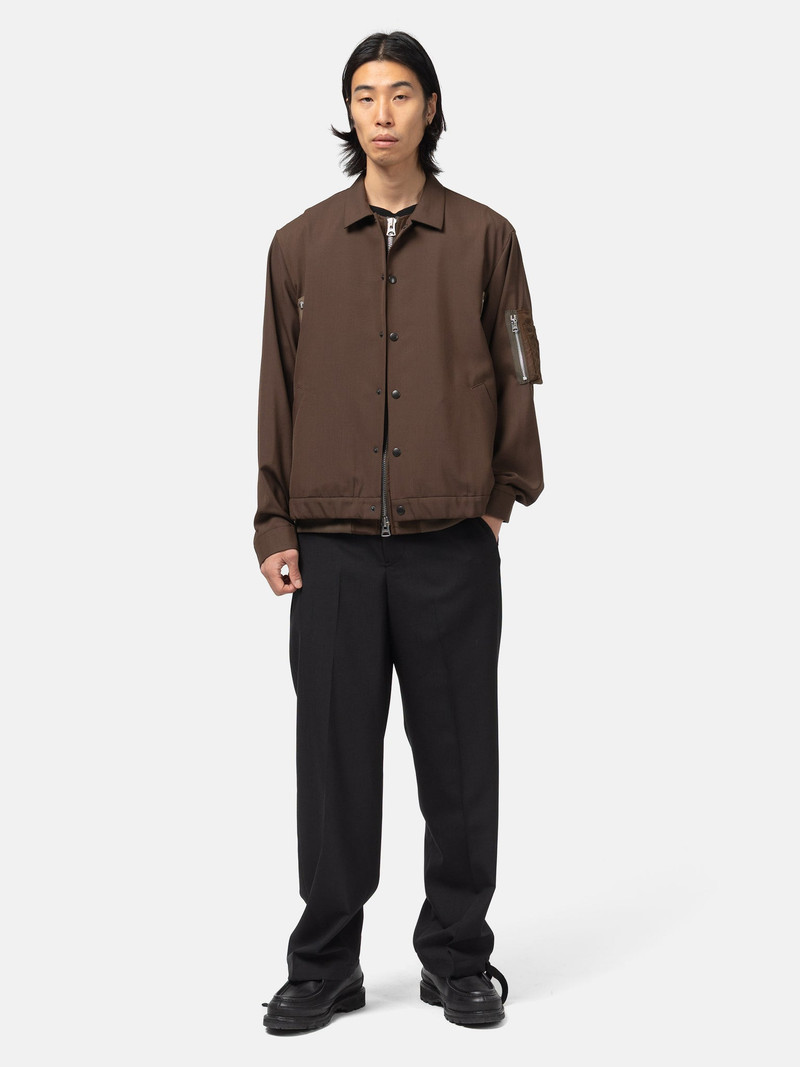 sacai Suiting Pants Black outlook