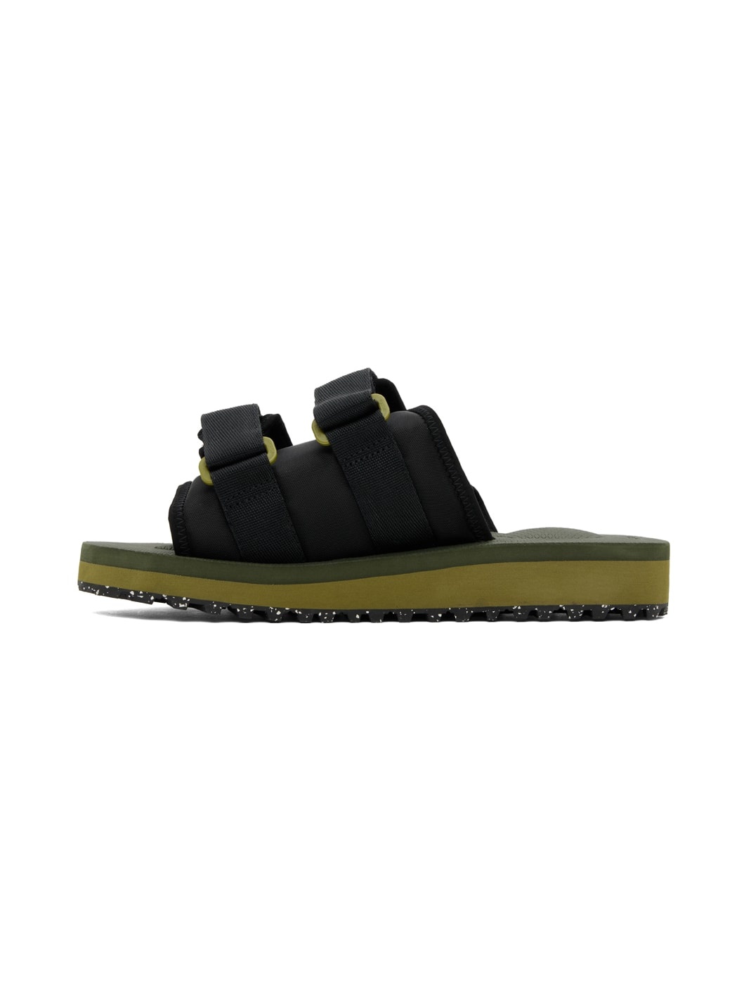 Black & Khaki MOTO-Cab-ECO Sandals - 3