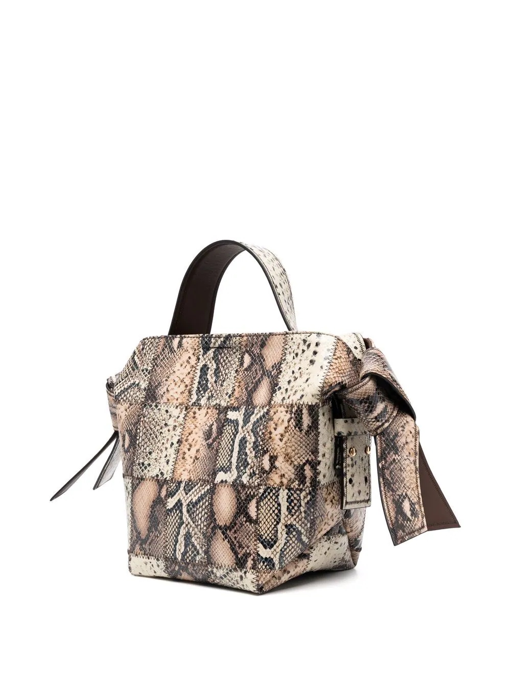 Musubi mini snakeskin-effect bag - 3