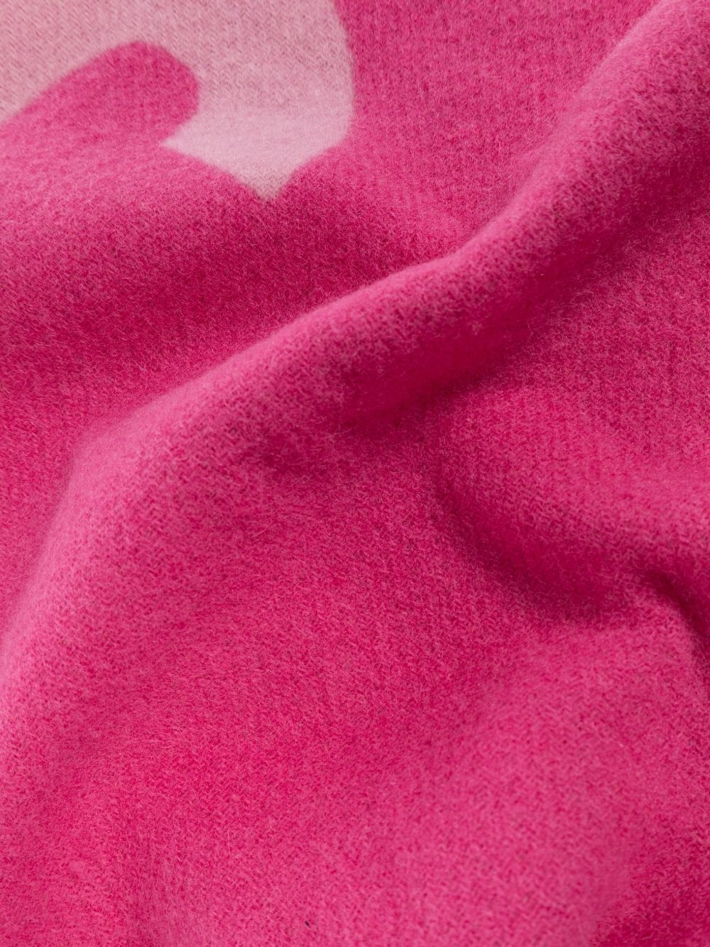 logo fringed scarf - 2