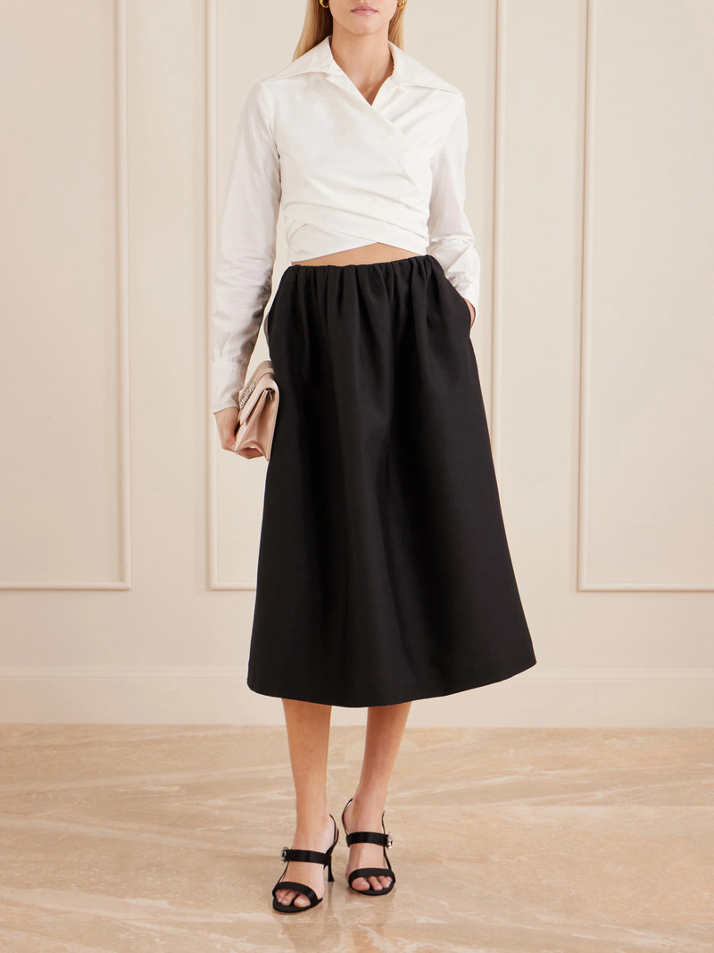 PATOU Cotton-poplin Knotted Blouse outlook