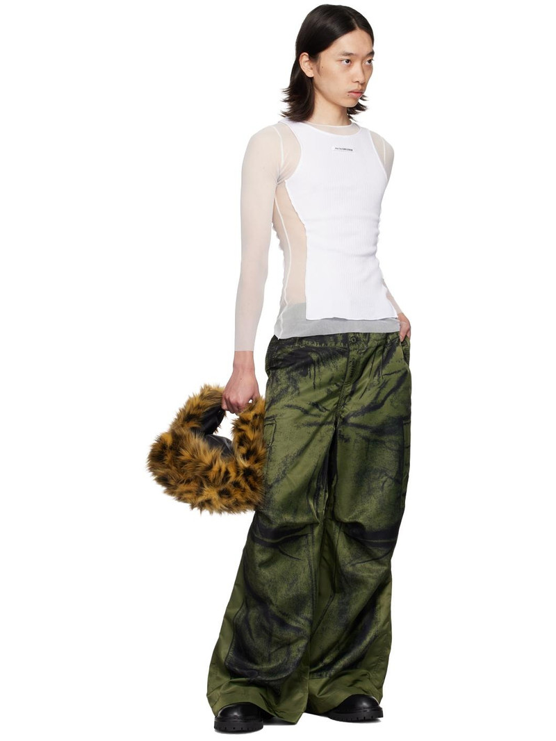 Jean Paul Gaultier White 'The Petit Grand' Long Sleeve T-Shirt outlook