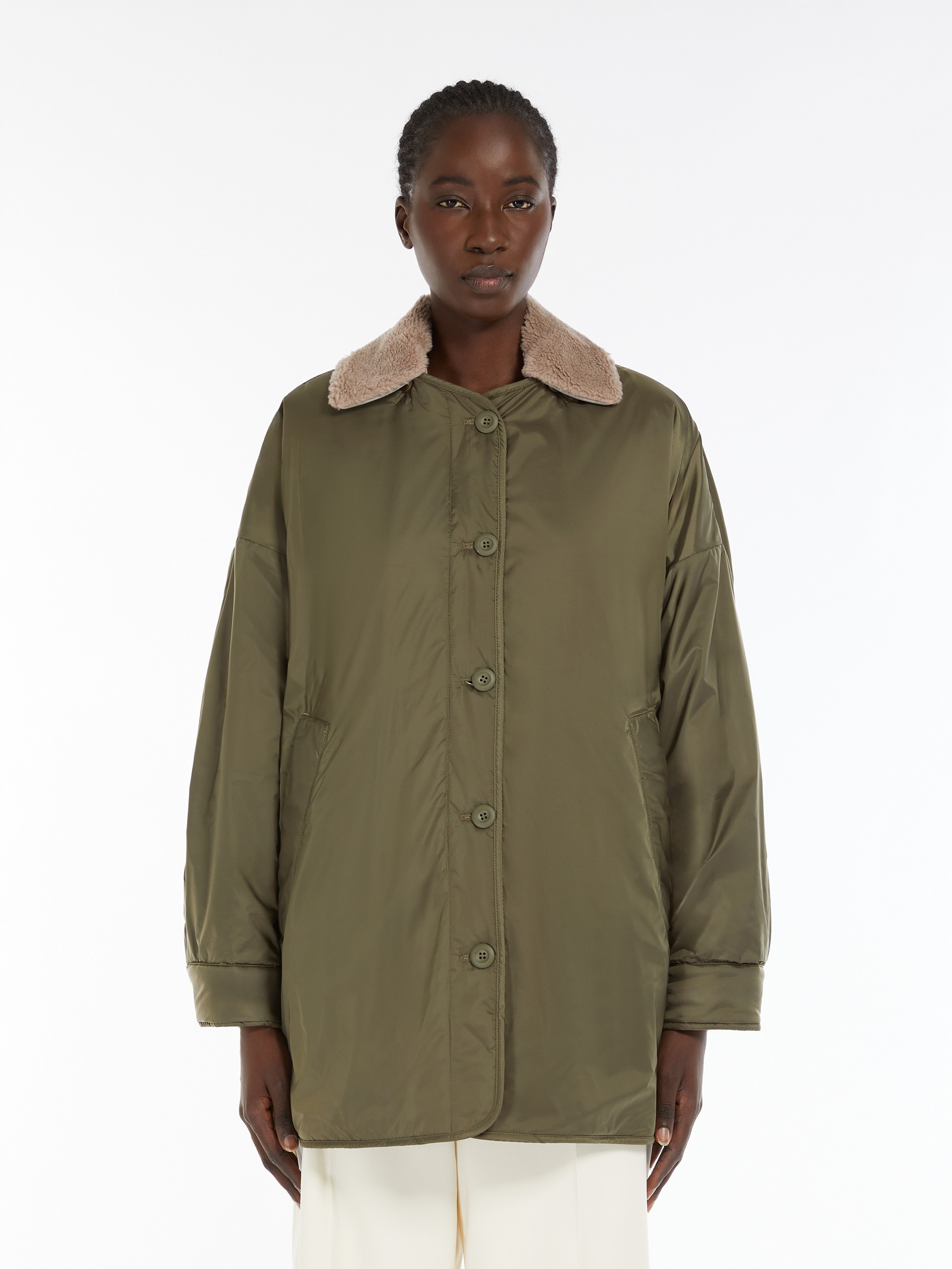 DRAVA Reversible water-repellent canvas down jacket - 3