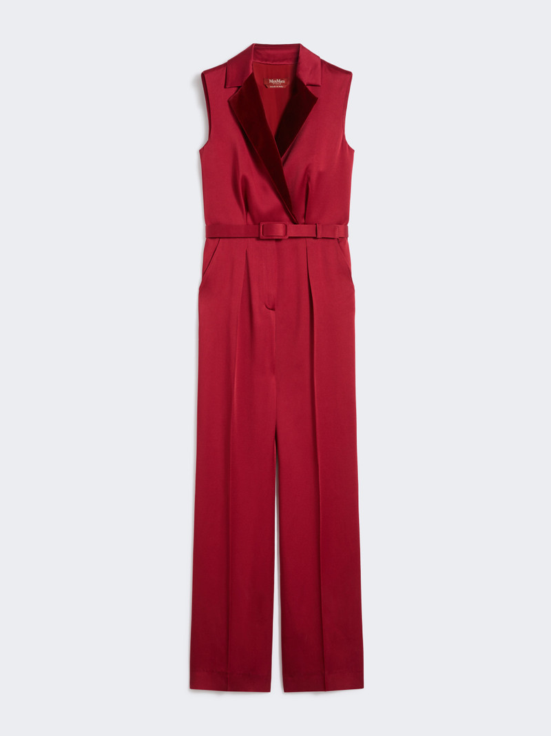 SCALATA Tuxedo jumpsuit in enver satin 1