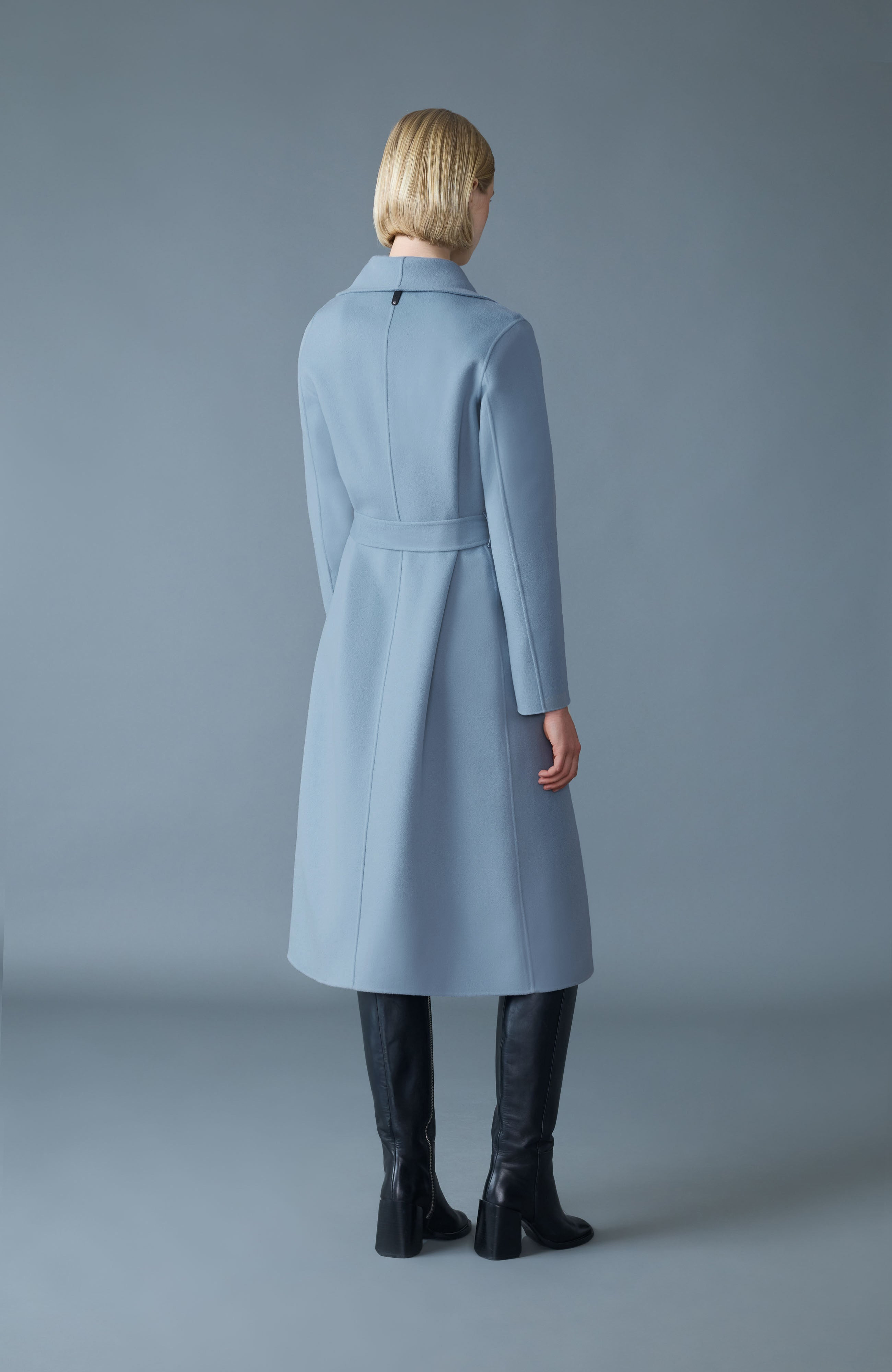 MAI-CN Double-face wool wrap coat - 4