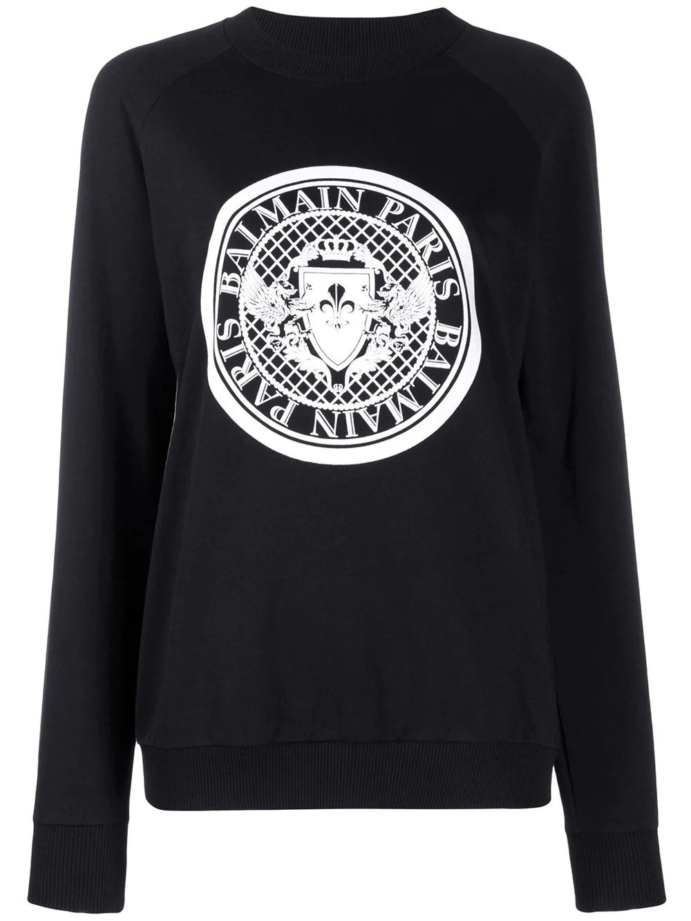 logo crest sweatshirt - 1