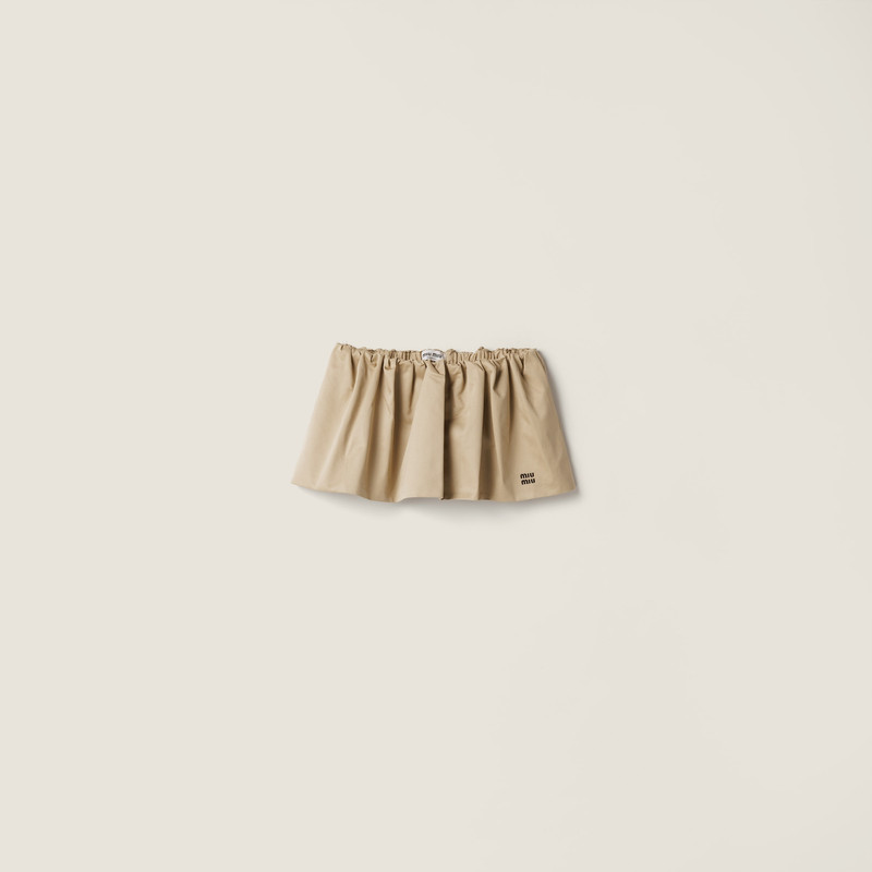 Chino miniskirt 1