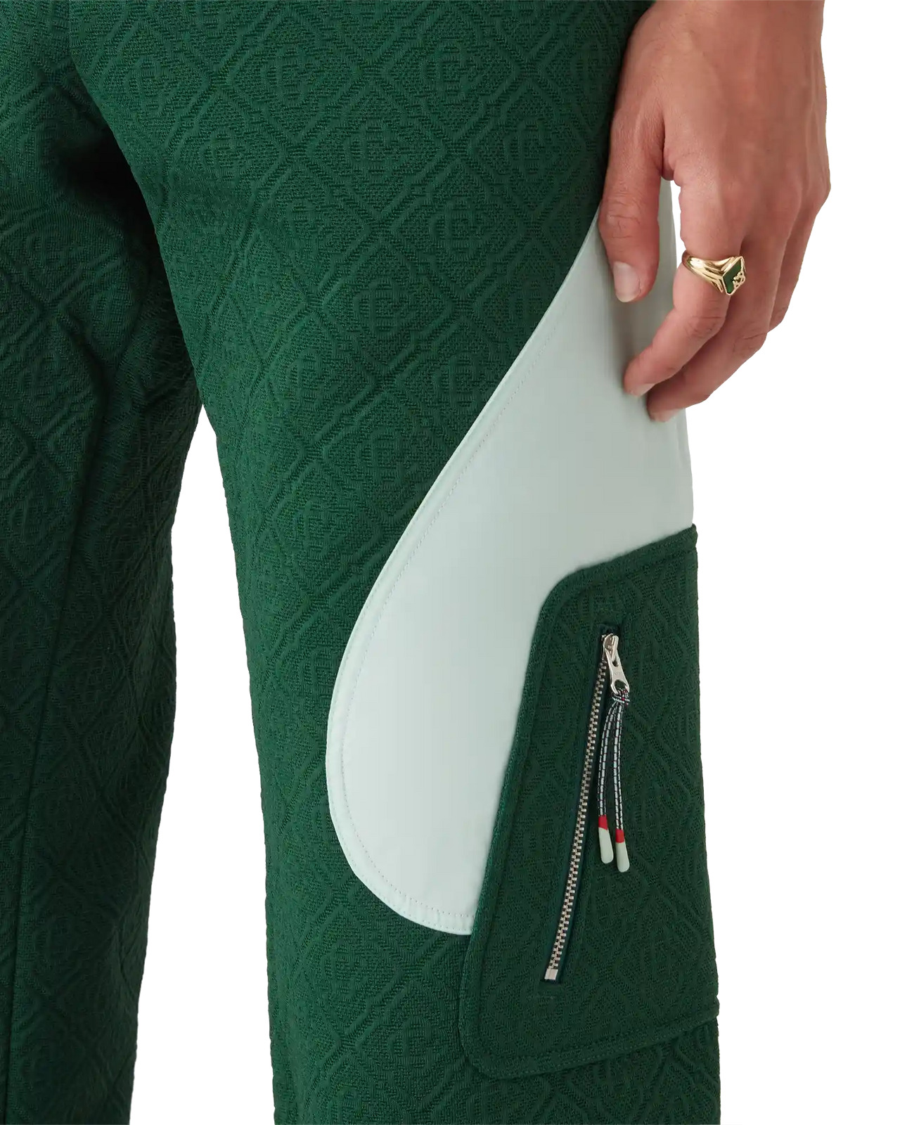 Monogram Jacquard Knit Trousers - 3