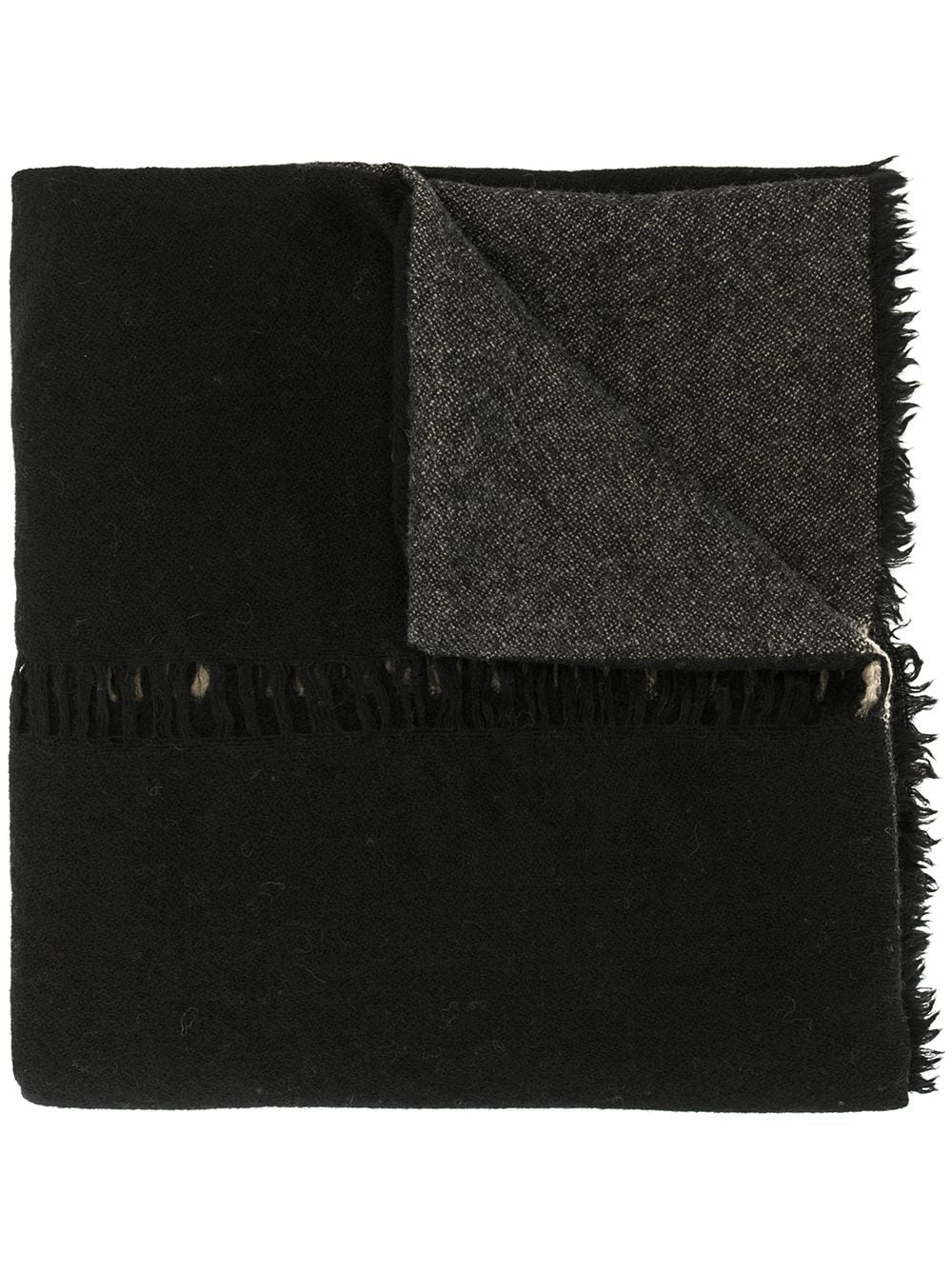 panelled wool scarf - 1