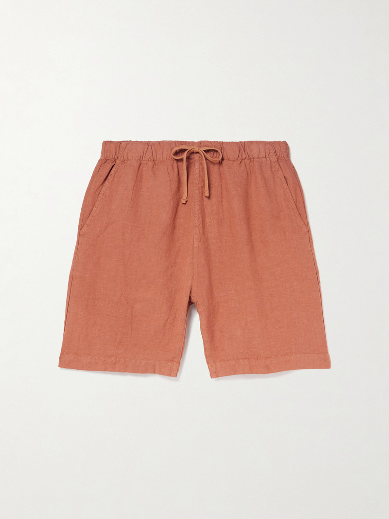 Joggy Straight-Leg Linen Bermuda Shorts 1
