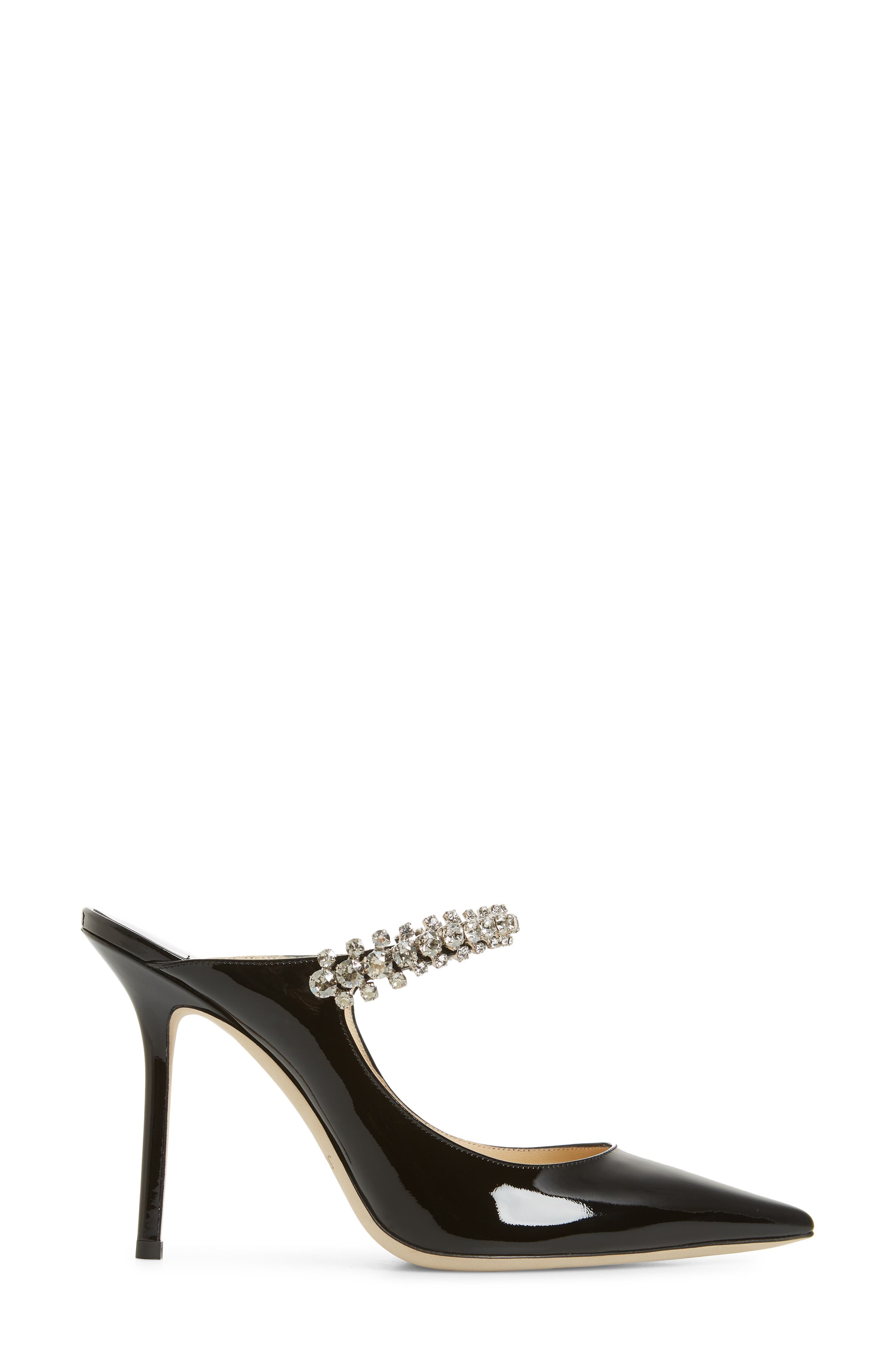 Bing Crystal Embellished Patent Mule - 3
