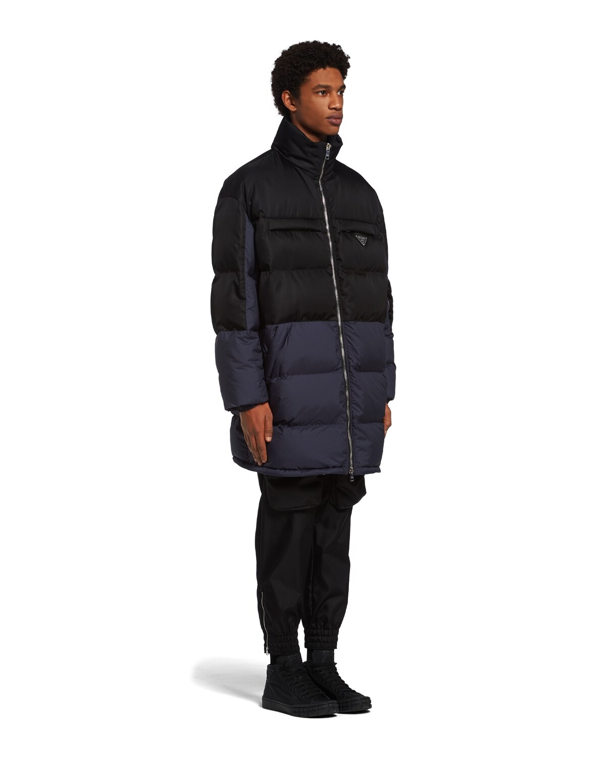 Technical fabric down coat - 3