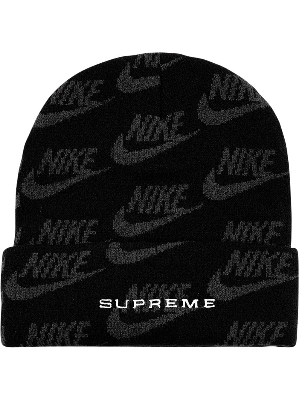 x Nike jacquard logo beanie - 1