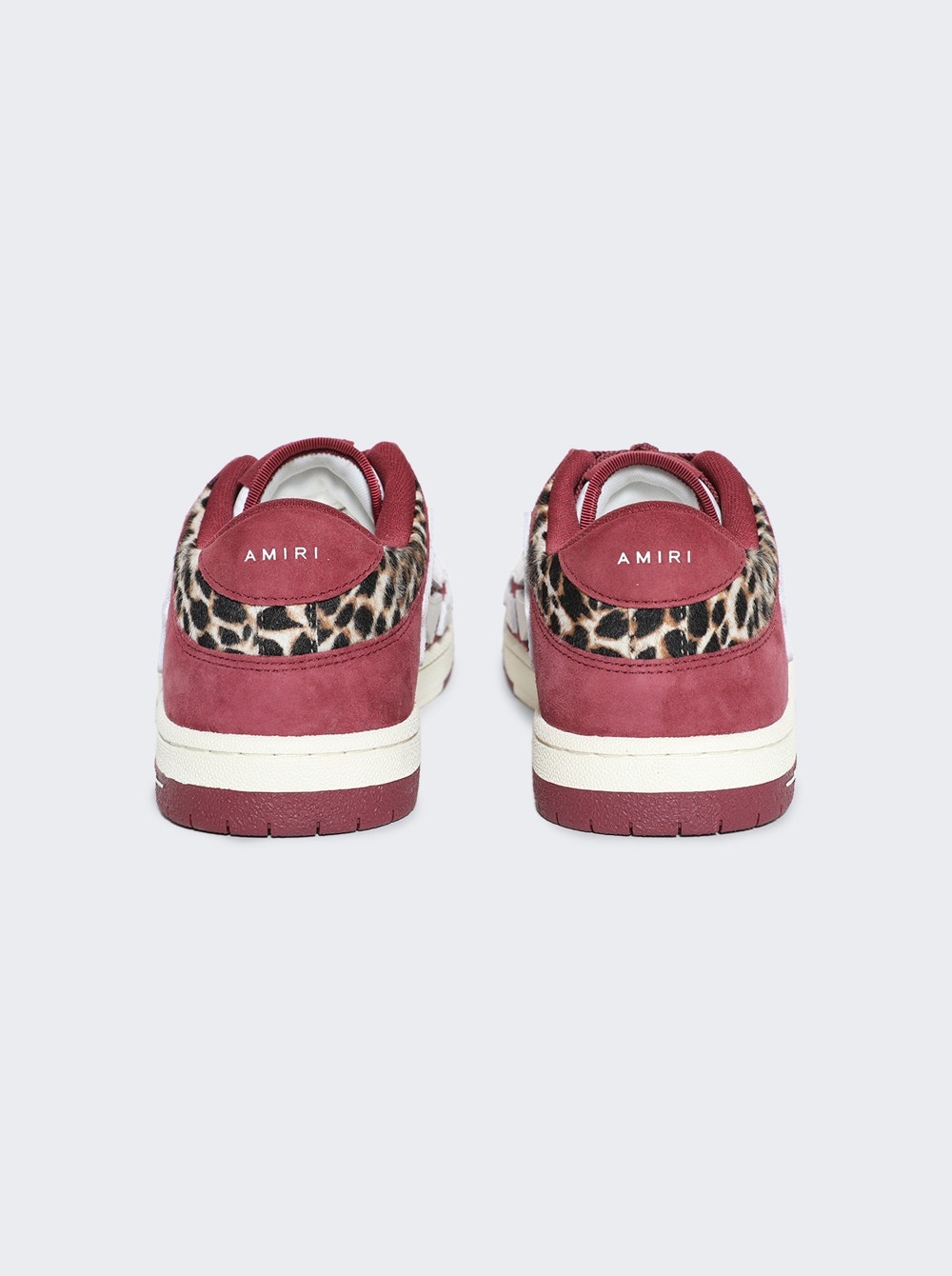 Skel Top Low Sneaker Burgundy And Leopard - 2