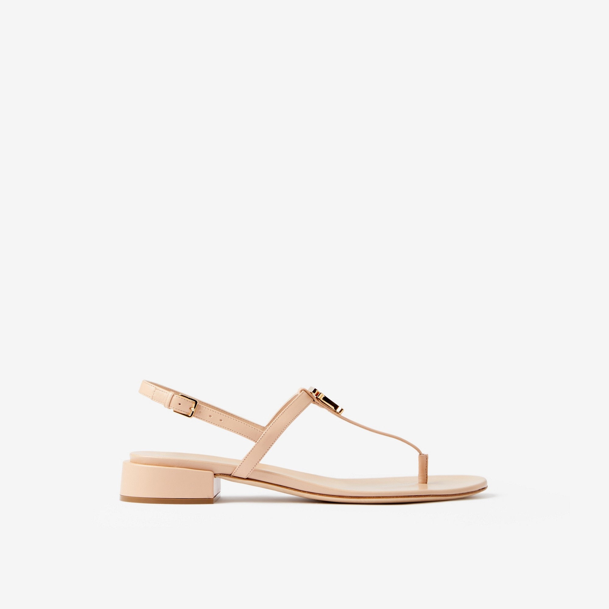 Monogram Motif Leather Sandals - 1