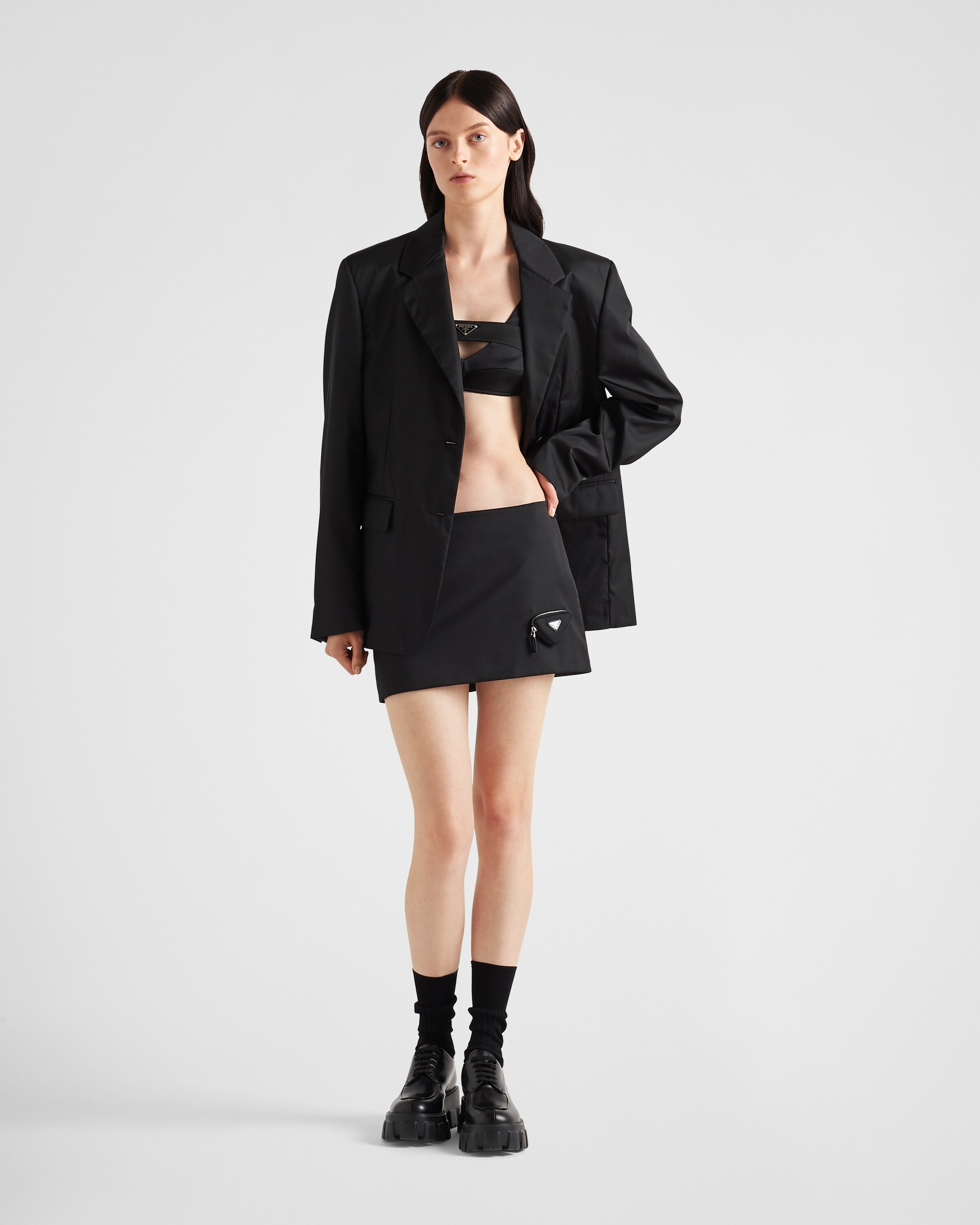 Re-Nylon miniskirt - 2