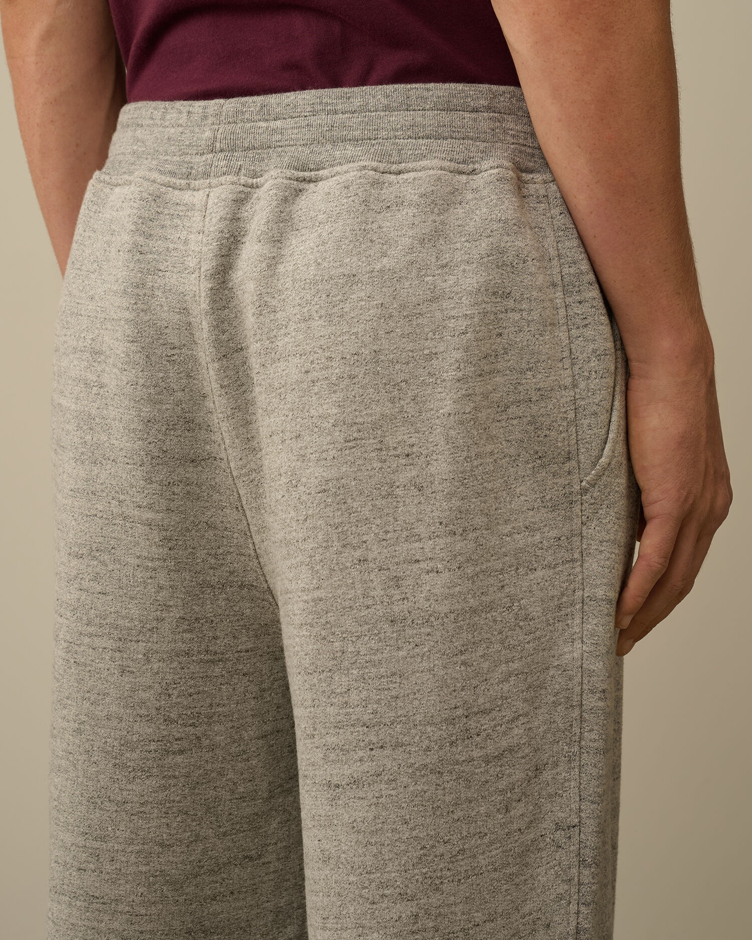 Japanese Mélange Fleece Logo Sweatpants - 5