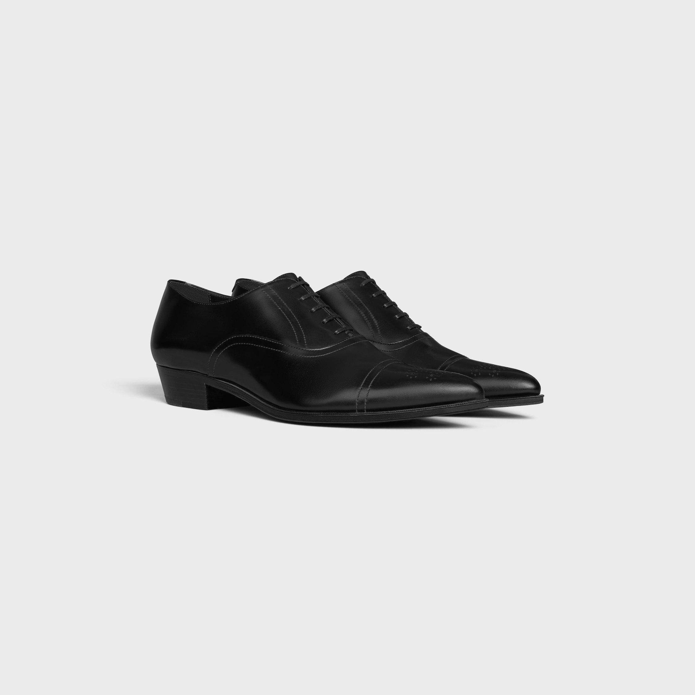 CELINE JUDE PERFORATED OXFORD IN POLISHED BULL - 2