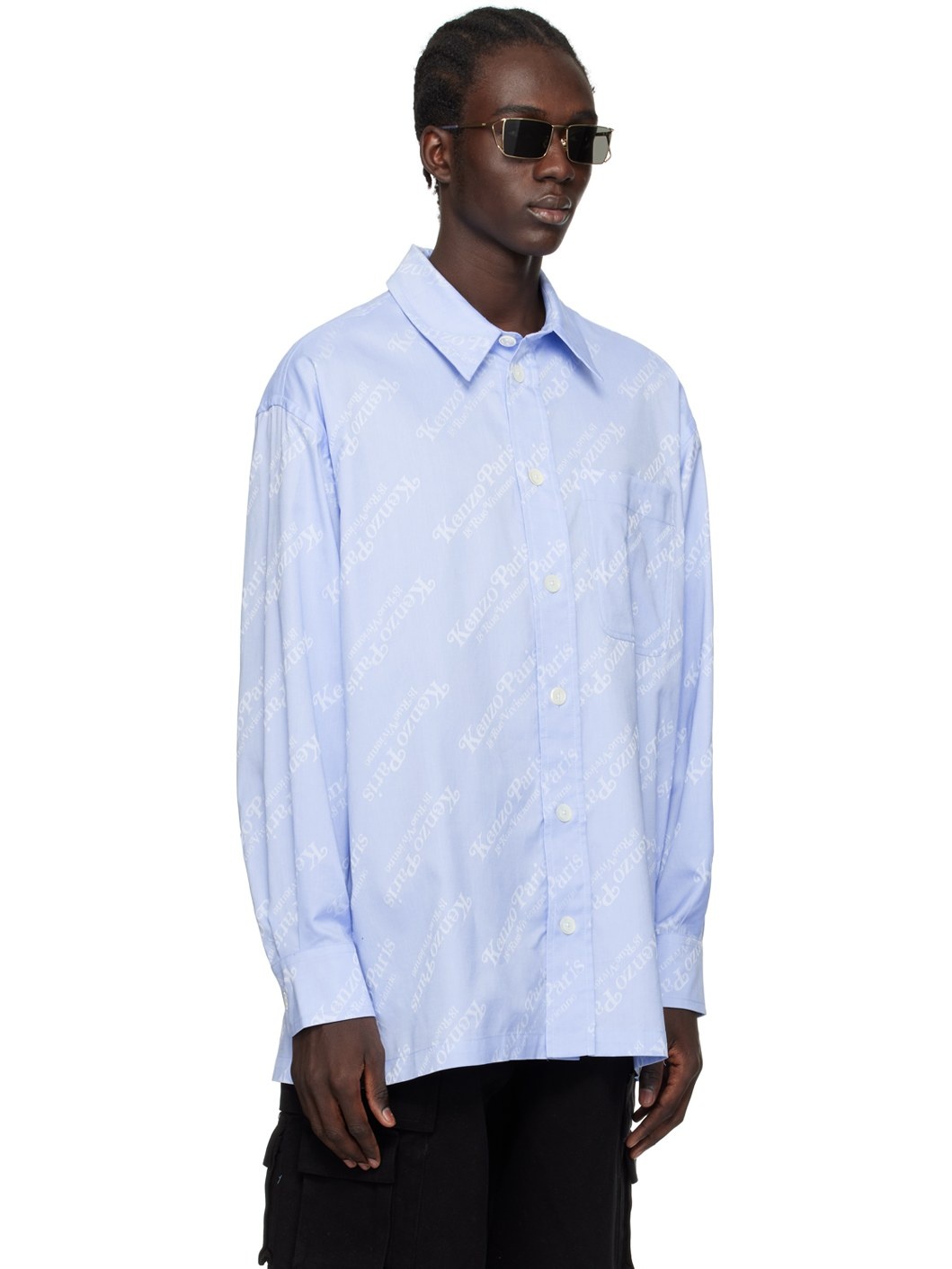 Blue Kenzo Paris VERDY Edition Shirt - 2