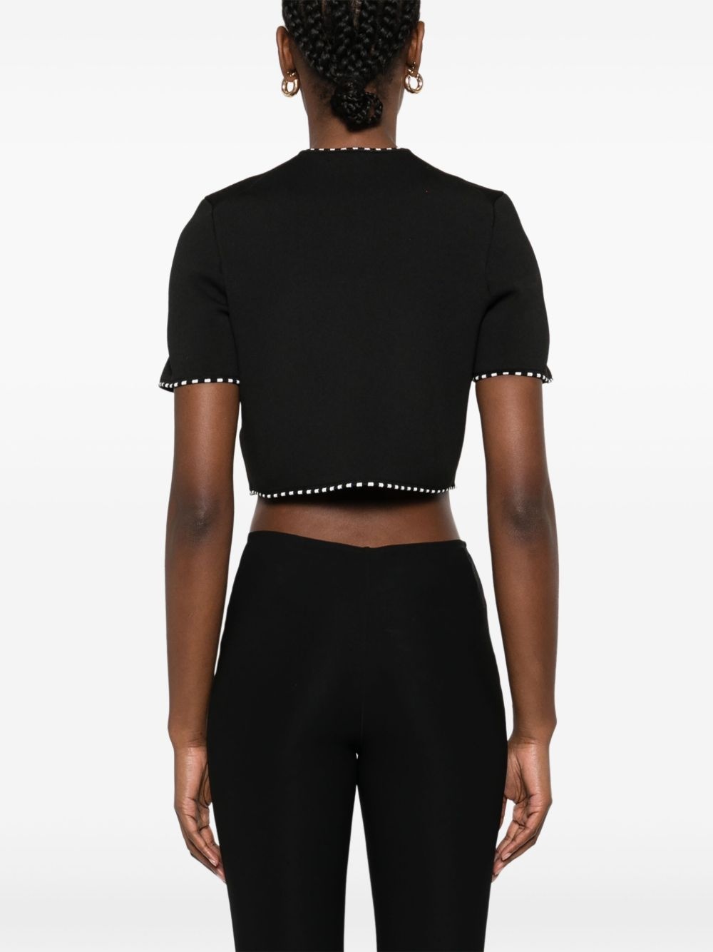 short-sleeves crop top - 4