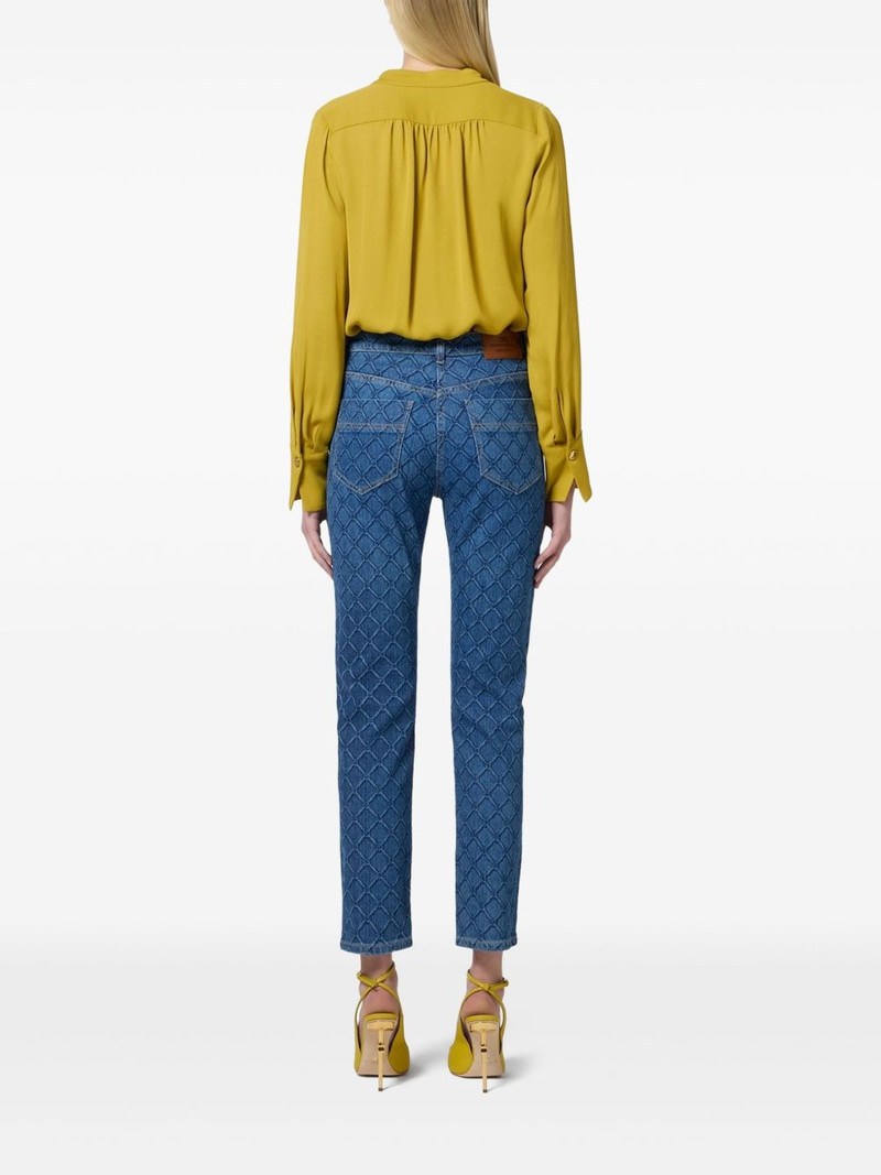 logo-charm georgette blouse 3