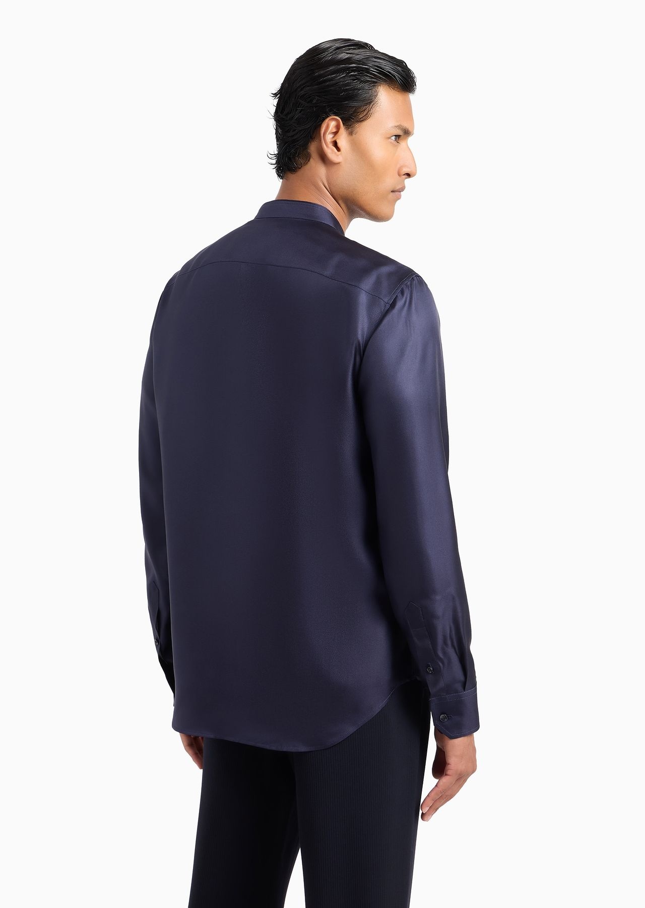 Regular-fit shirt in silk twill - 3