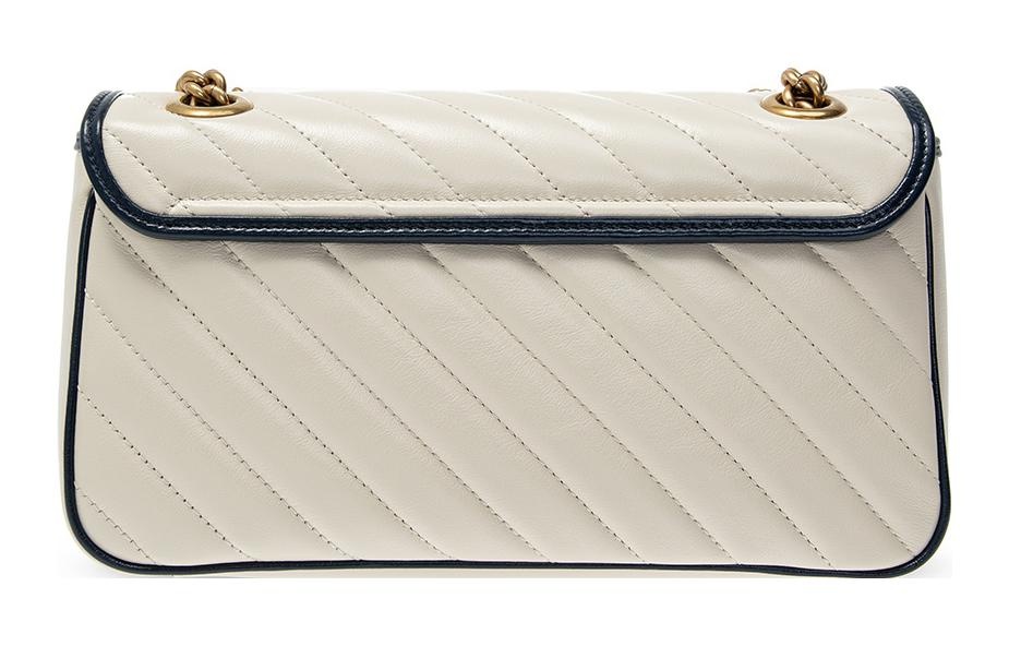 (WMNS) Gucci Marmont Series Bag Pack Small White 443497-0OLFX-9085 - 3