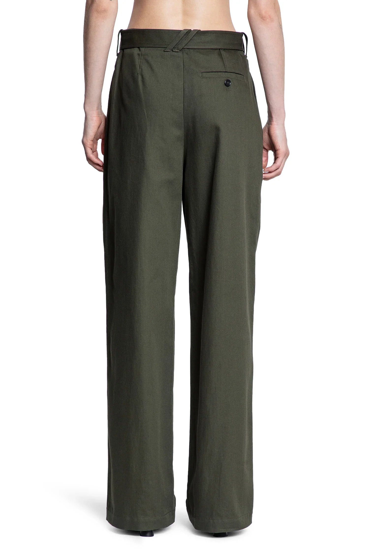 Gabardine-Belted-Trousers - 3