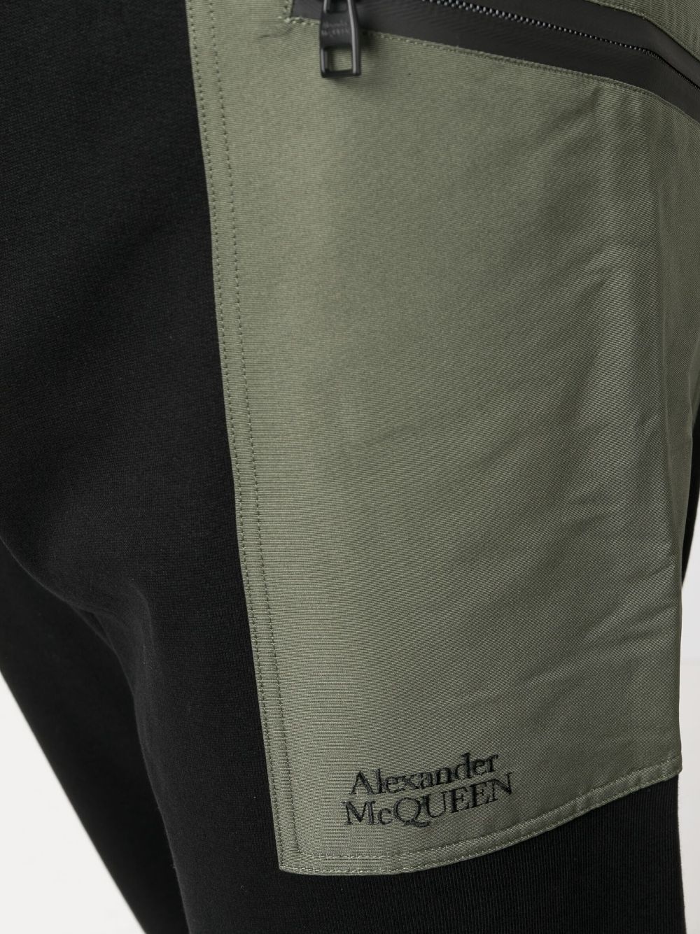 contrast-pocket cotton track pants - 5