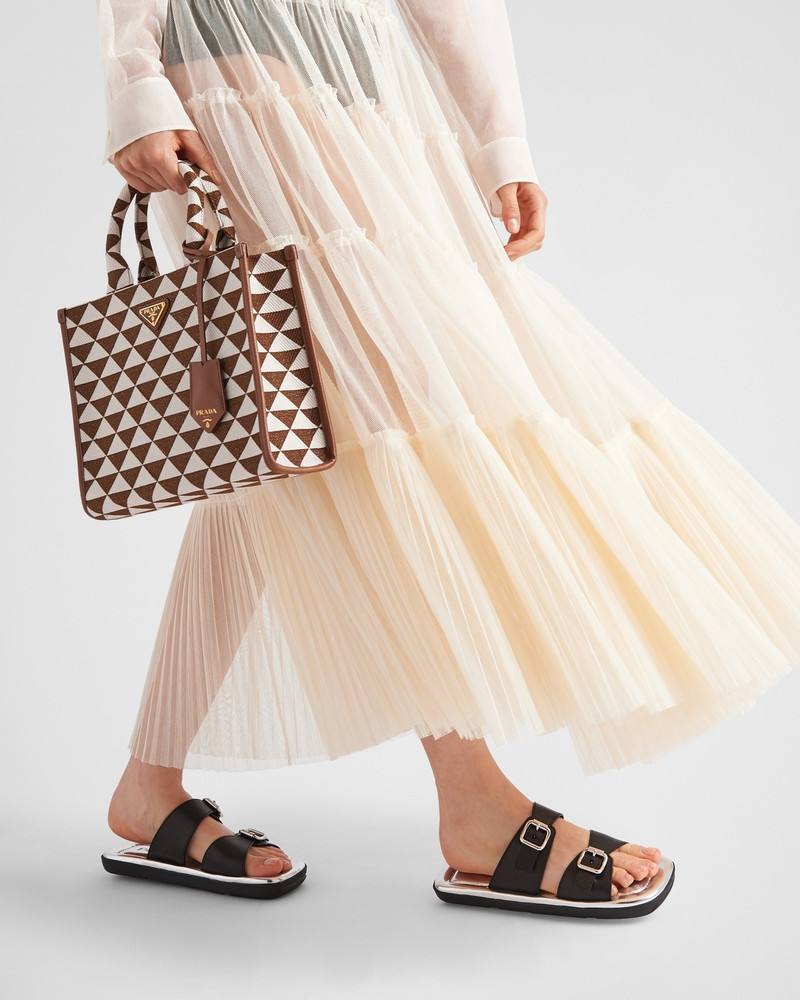 Prada Leather sandals outlook