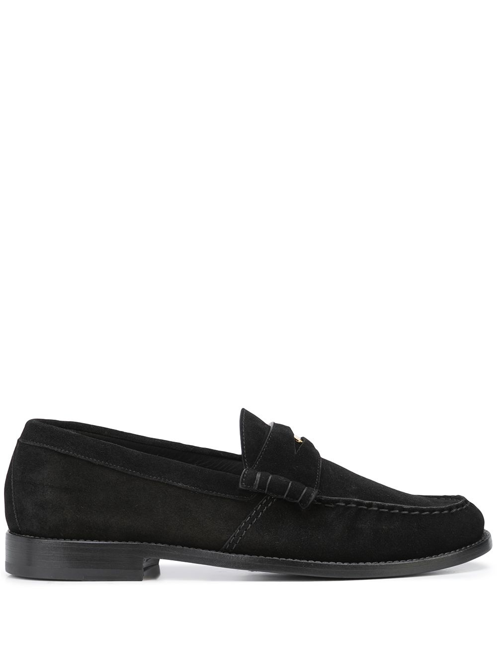 suede penny loafers - 1