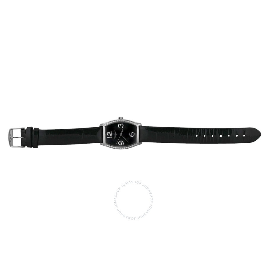 Pre-owned Longines Evidenza Quartz Diamond Black Dial Ladies Watch L2.155.0.57.2 - 4