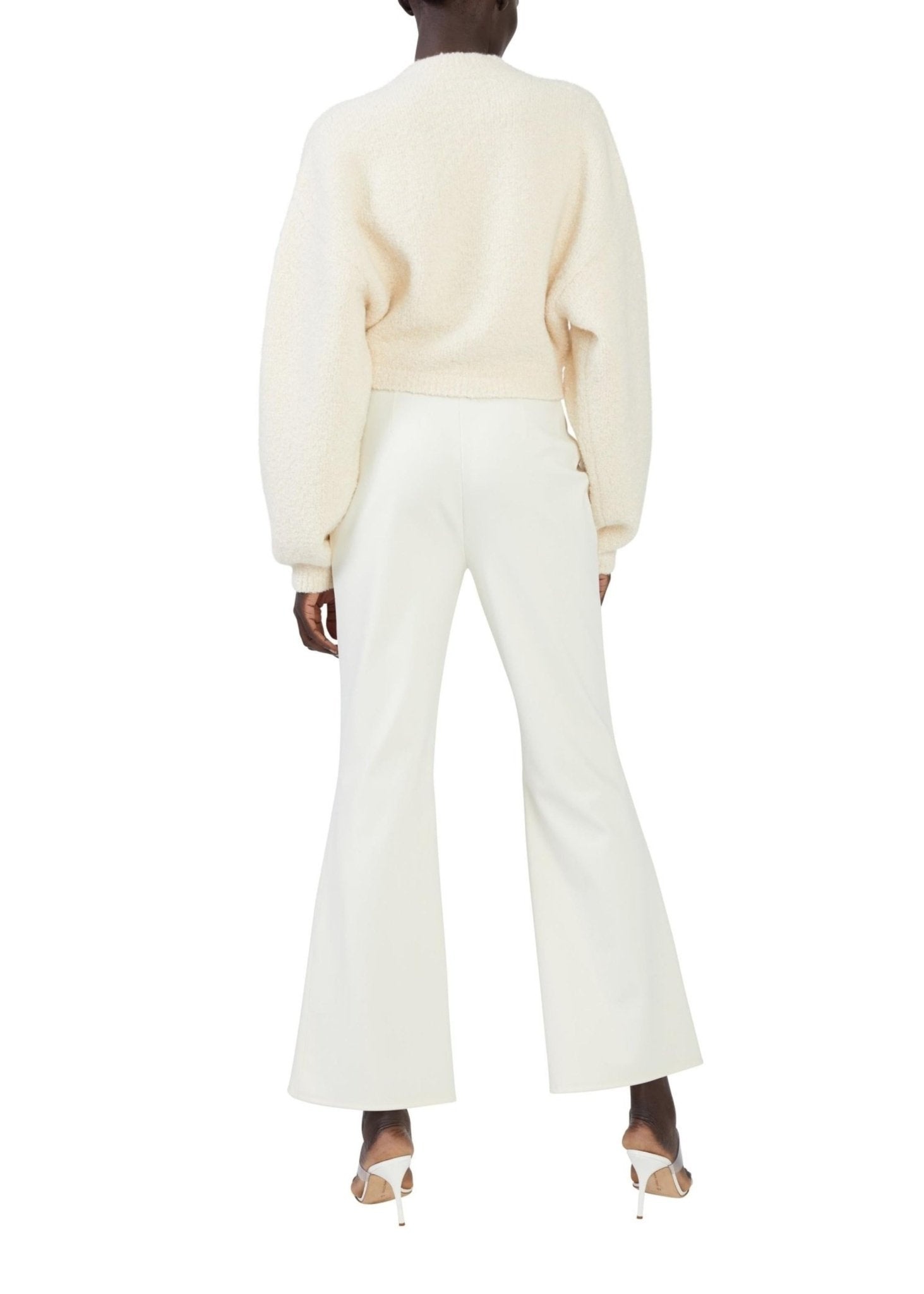 Alpaca Silk Boucle Cropped Sweater - 4