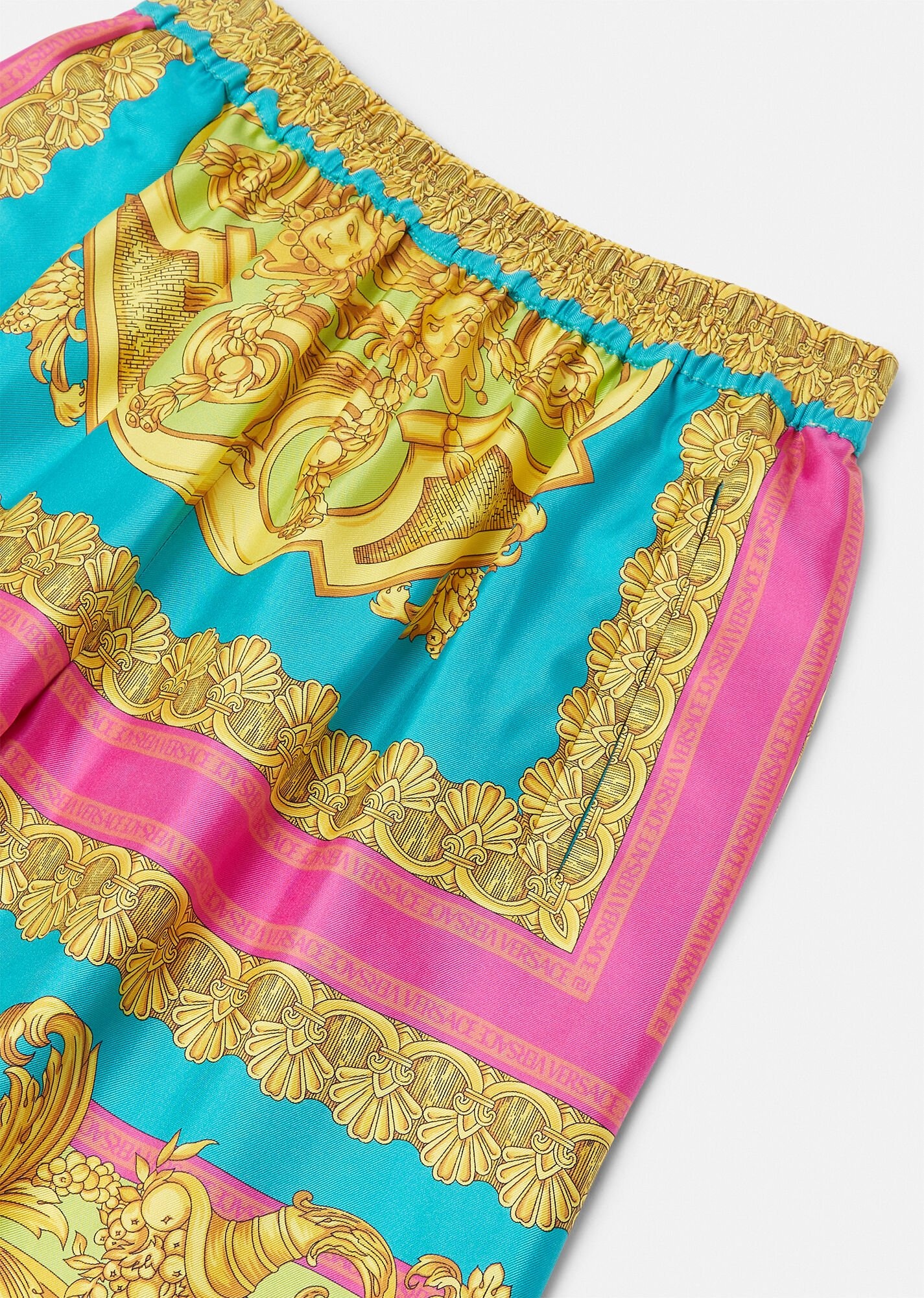 Barocco Goddess Silk Pants - 2